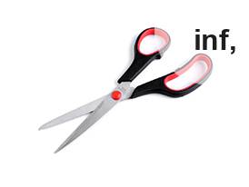 Foarfecă ergonomică, lungime 21 cm