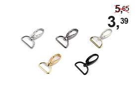 Carabină metalică pivotantă, gaură 25 mm