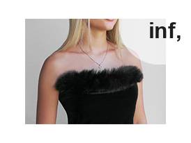 Blana sintetica decorativa rotunda latime 7 cm