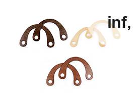 Mânere din lemn pentru geantă, 15x22