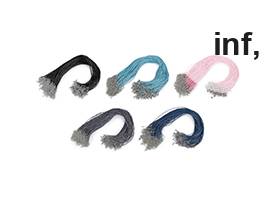 Bază colier șnur împletit cu închizătoare lobster, 45 cm