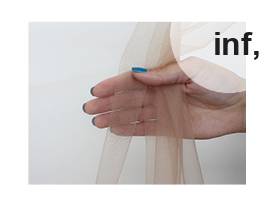 Tul elastic pentru inserții, decolteuri, mâneci, căptușeli 