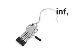 Cârlig cu clips pentru expunere produse