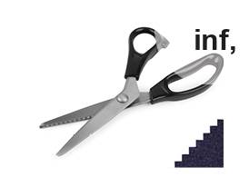 Foarfeci festonat zig zag / ondulat 