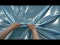 Tricot elastic cu efect metalic