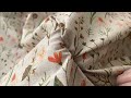 Material decorativ cu motiv floral