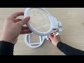 Lupă de masă cu iluminare LED, 15x19x25 cm