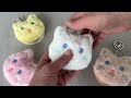 Oglindă cosmetică de pluș / pandantiv pentru geantă pisică