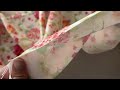 Material decorativ cu motiv floral
